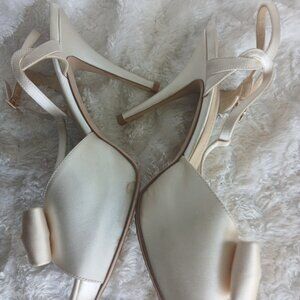 VINTAGE KATE SPADE OPEN TOE BOW HEEL 8 1/2